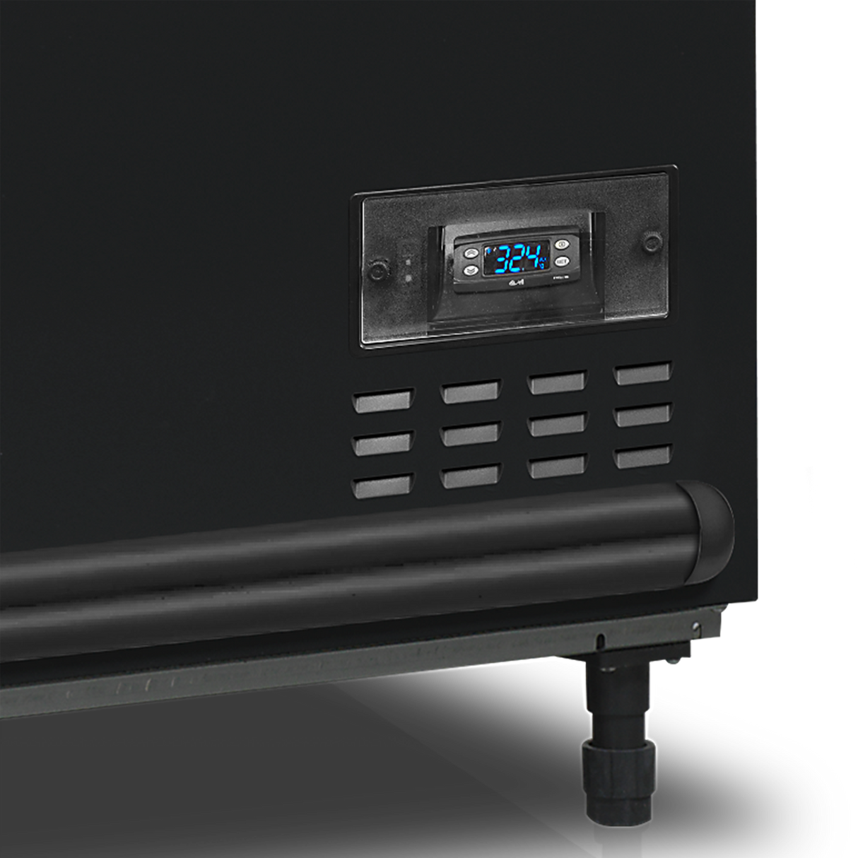 TEFCOLD - Black Supermarket Cooler / Freezer - SFI145B-CF VS