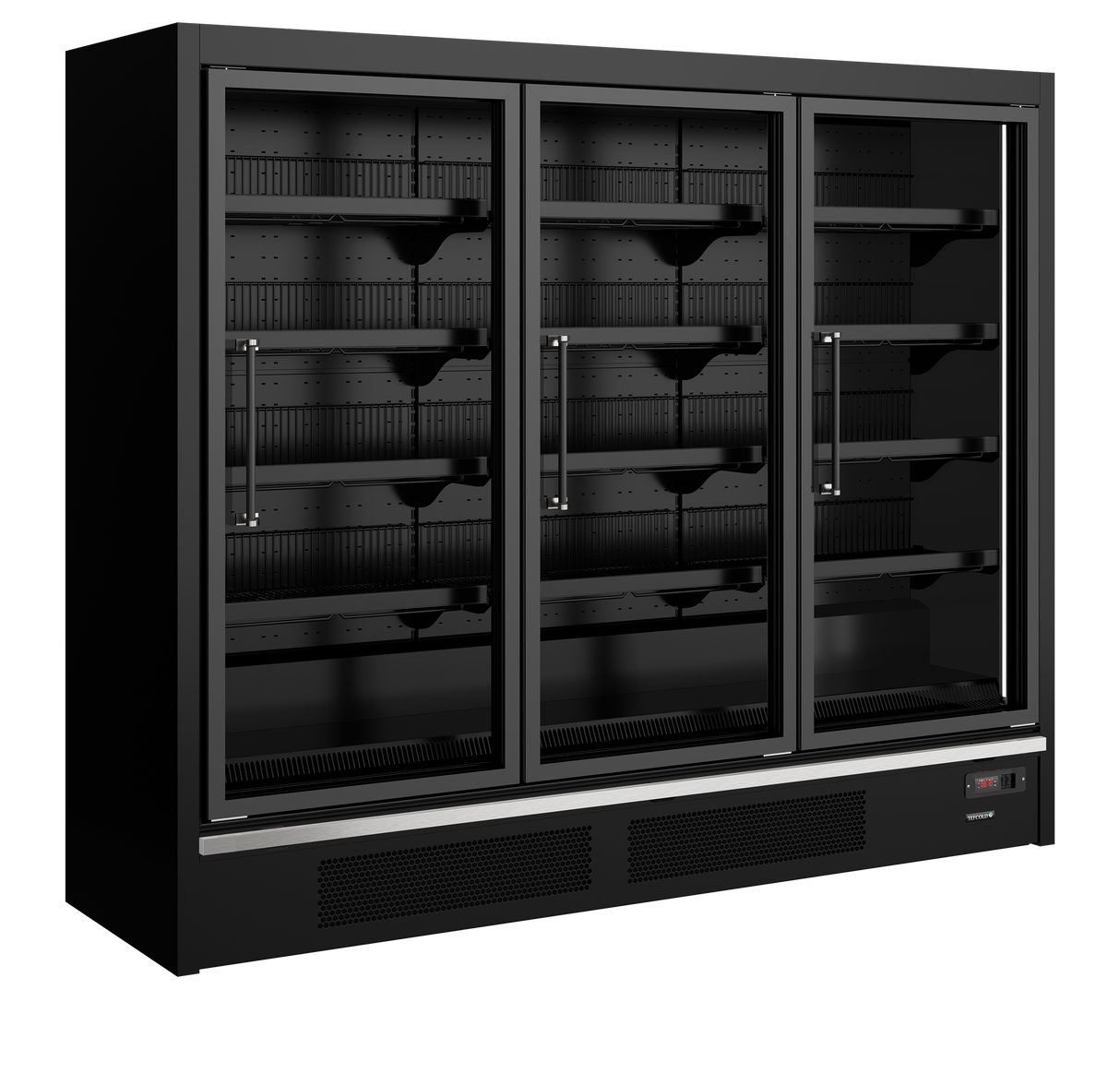 TEFCOLD - Glass Door Freezer - Galaxy+ GPF3D Black