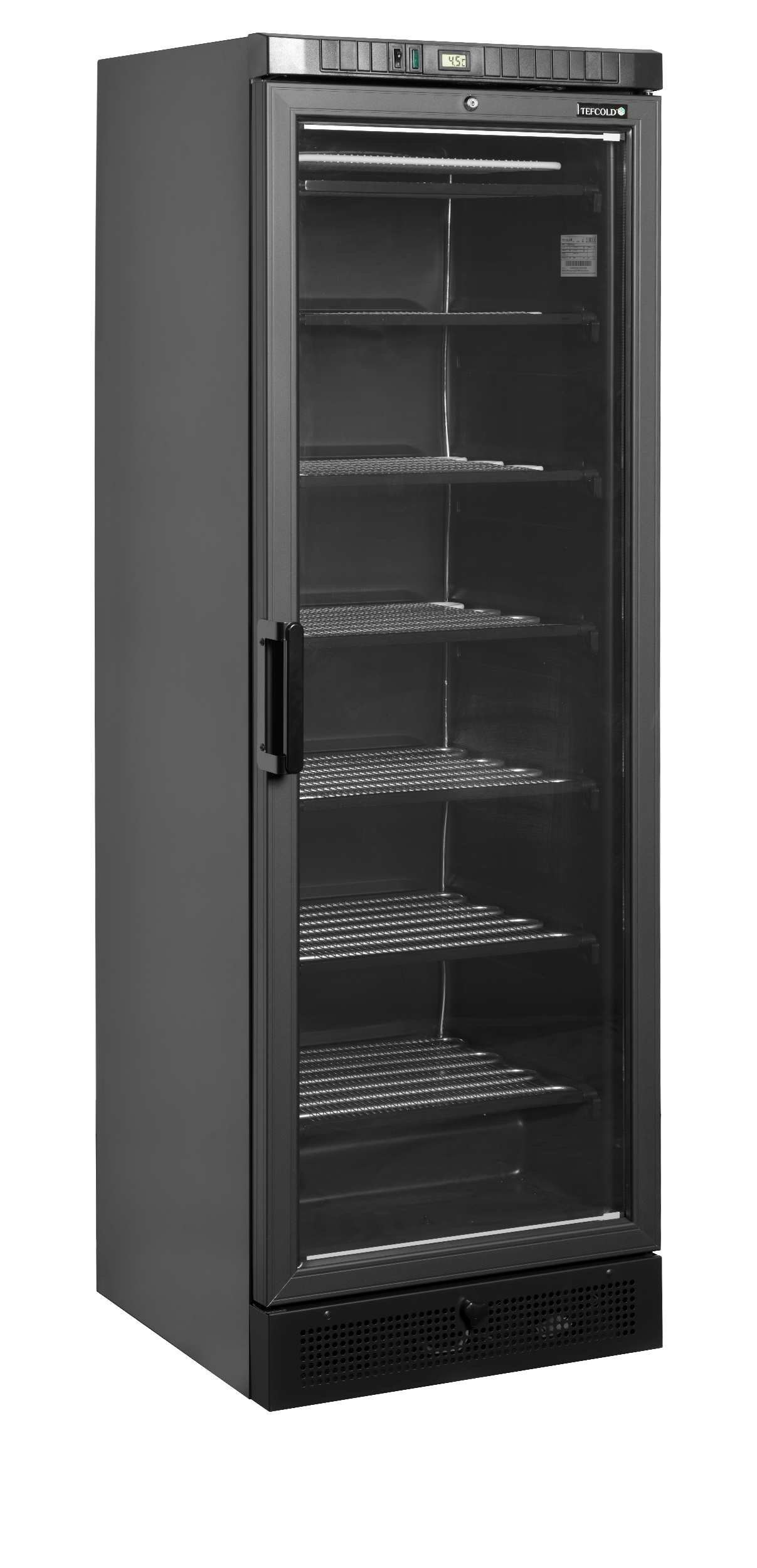TEFCOLD - Glass Door Display Freezer - UFSC371G Black