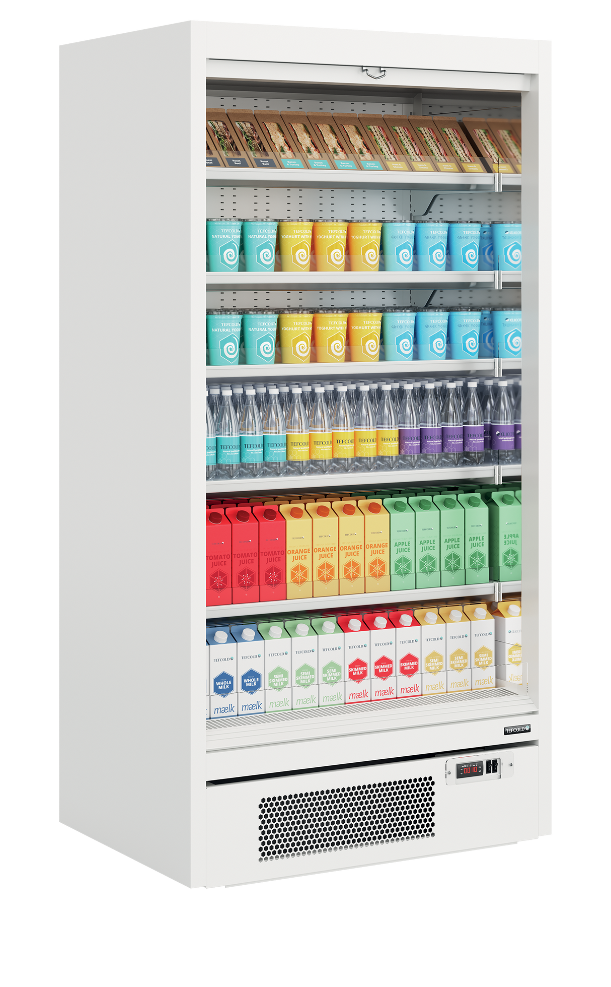 TEFCOLD - Multideck - Galaxy+ GP10 White