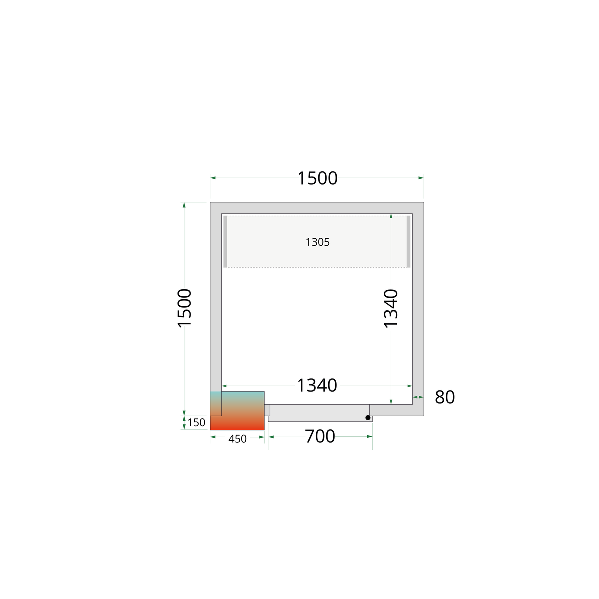 CRPF1515 - Shelf Rack System Kit