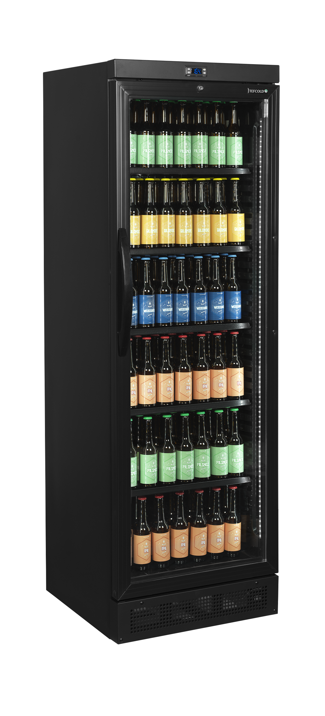 TEFCOLD - Glass Door Merchandiser - CEV435 BLACK