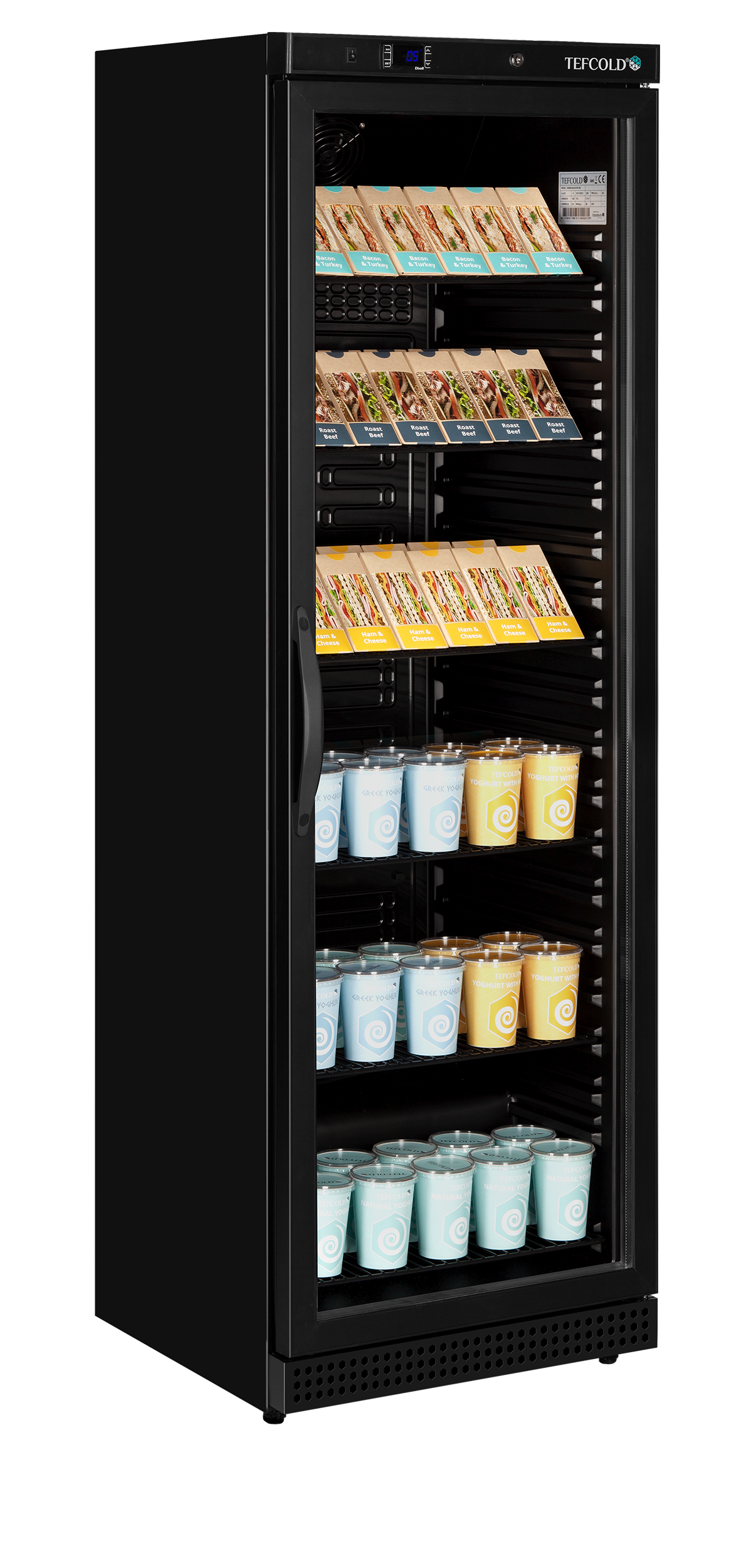 - - Glass Door Merchandiser - UR400G BLACK