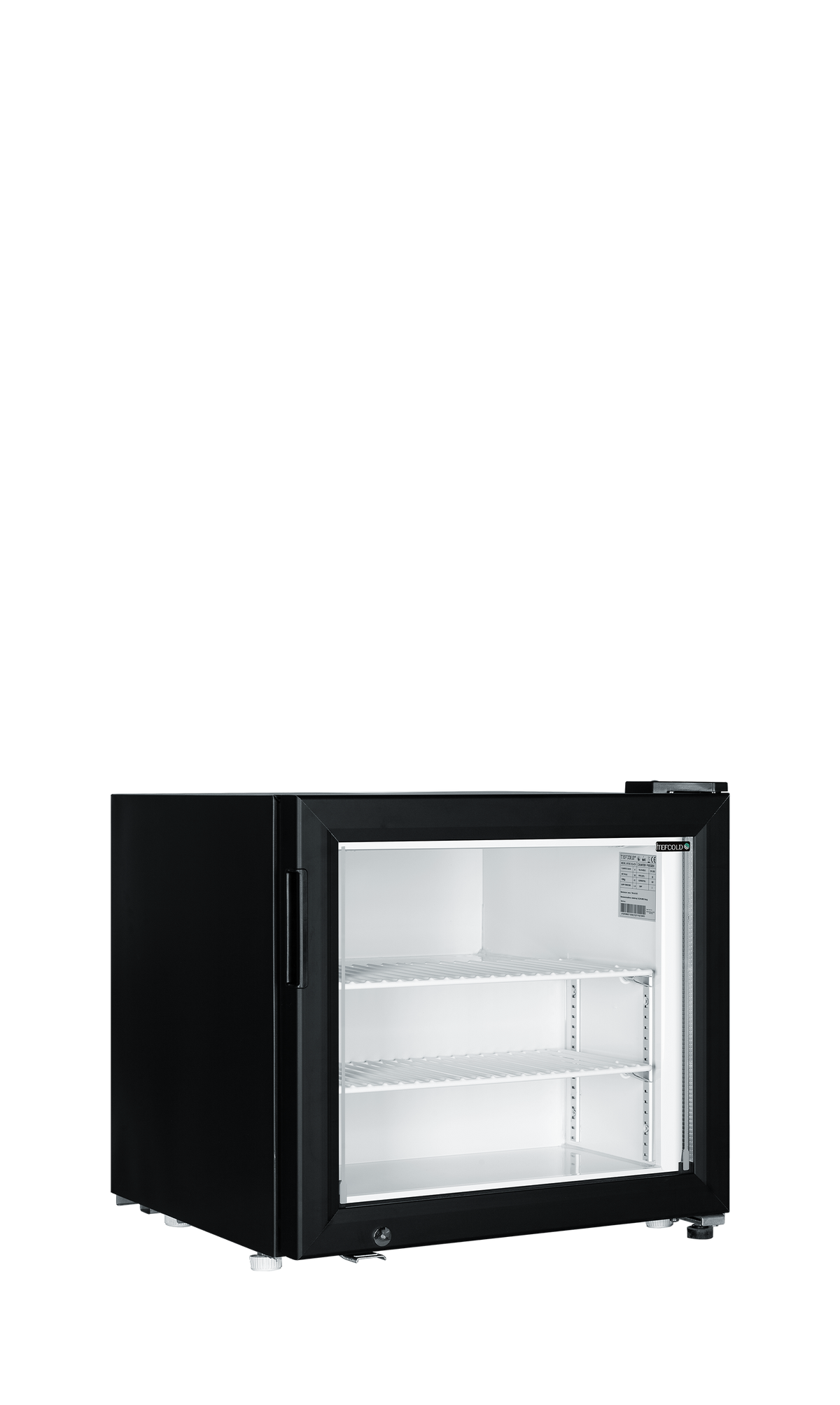 Glass Door Display Freezer - UF50G Black