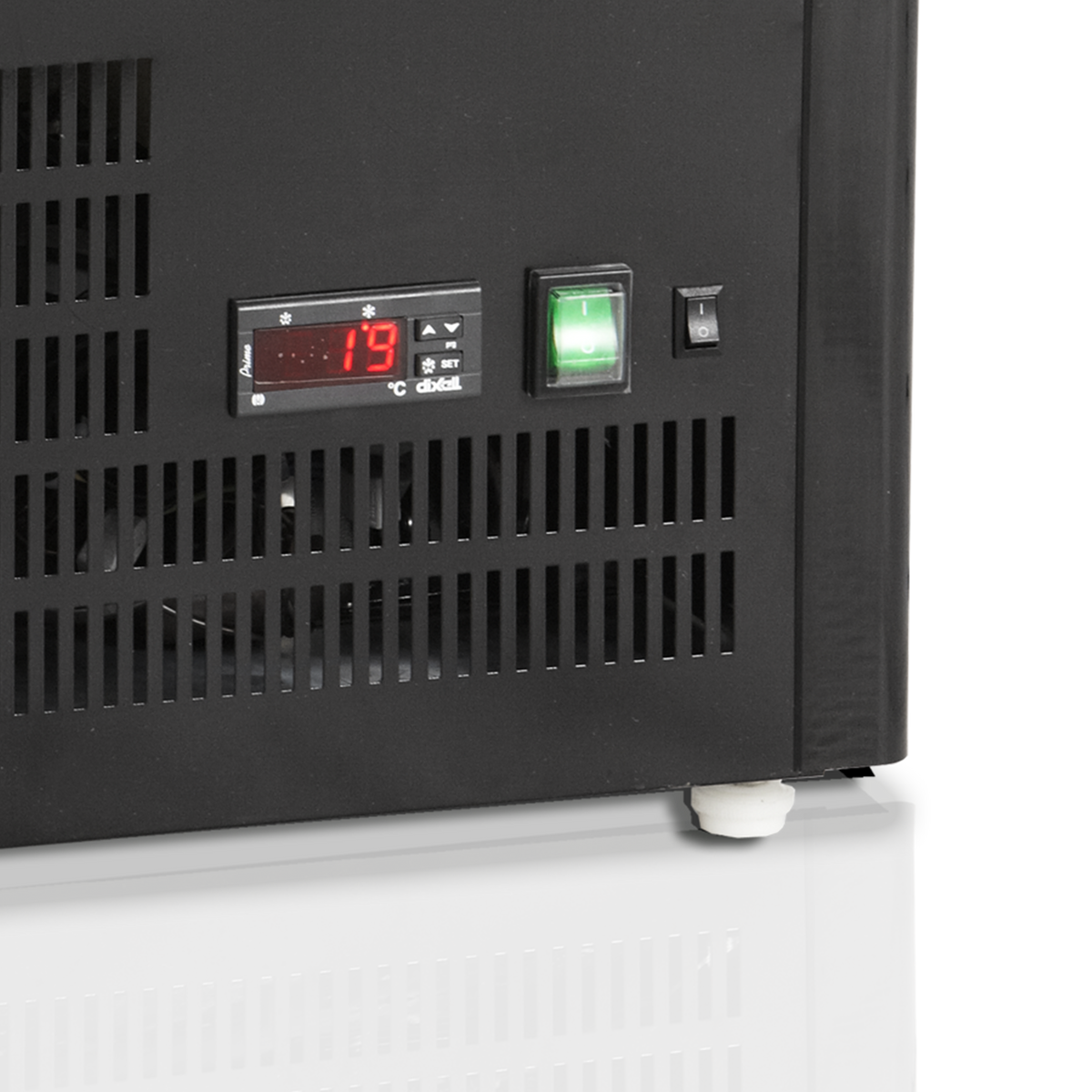 Tefcold Refrigerated Glass Display 58L, Glass Door, +2 to +12°C – UPD60
