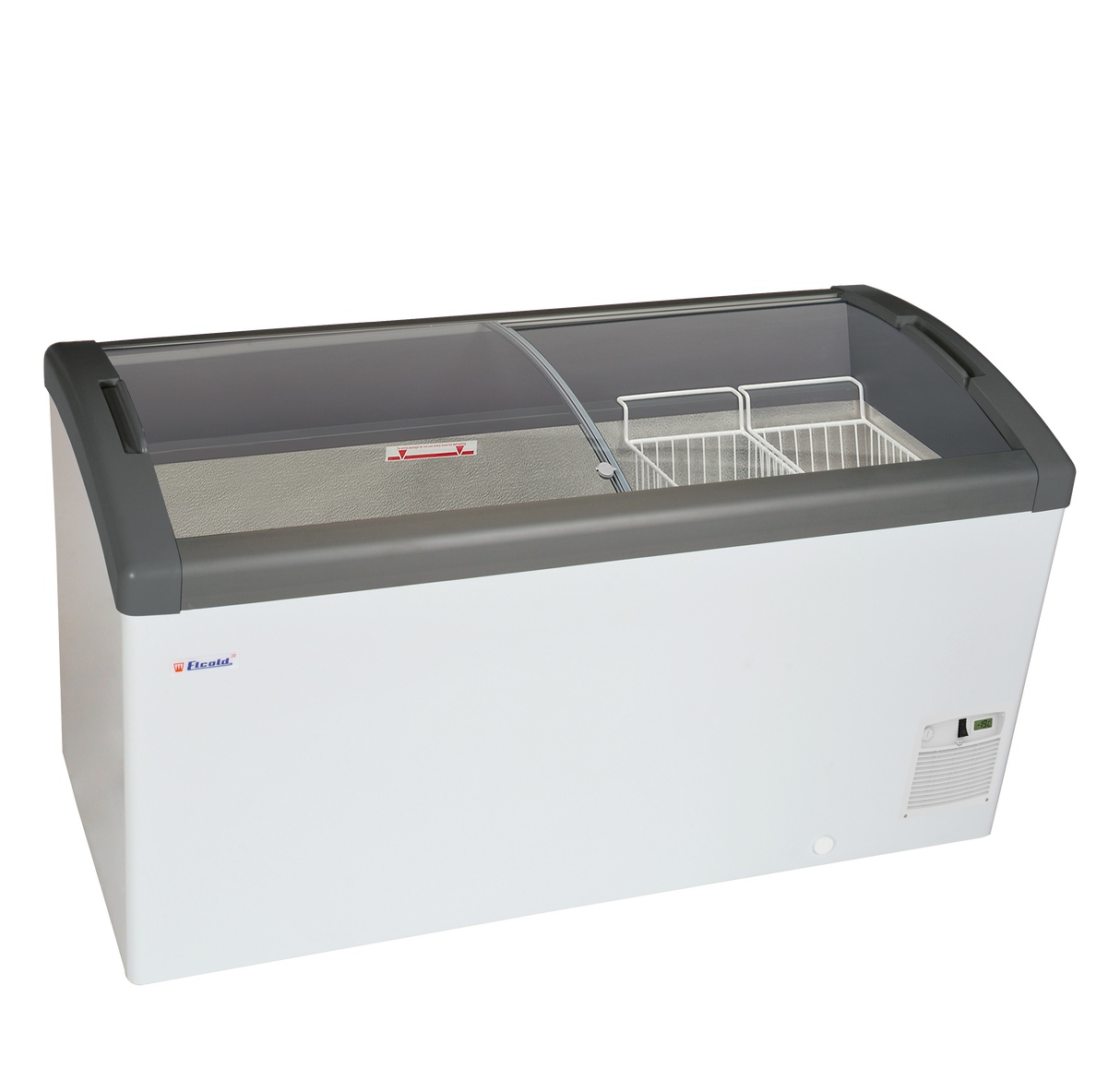 Elcold - Sliding Curved Glass Lid Chest Freezer - FOCUS 151 (ECO DESIGN)