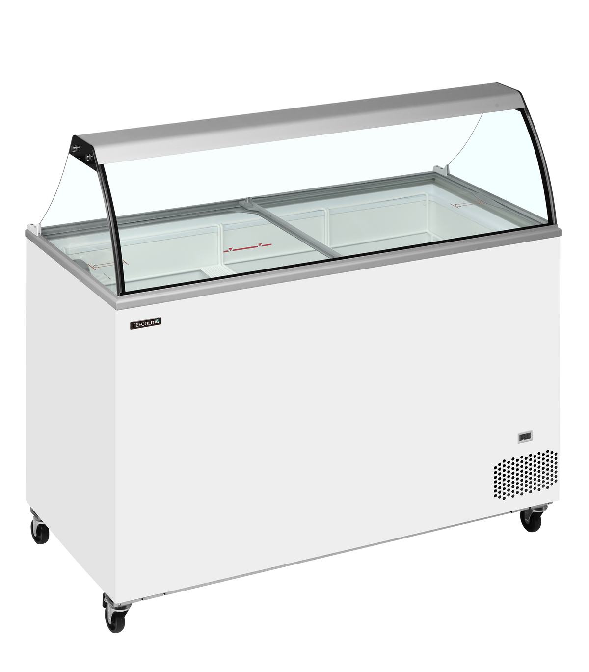 Scoop Ice Cream Display w/Baskets - IC401SC + CANOPY