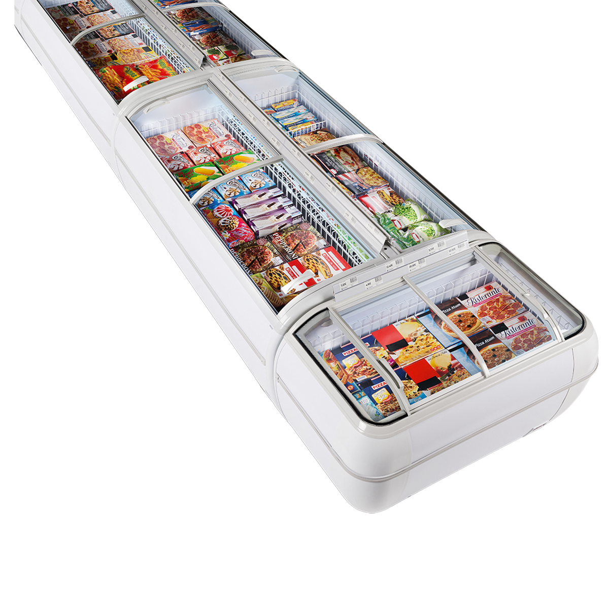 High Vision Freezer - DUPLA 2.2DE White