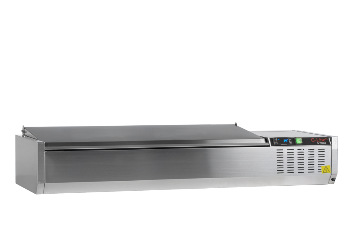 G-Line Gastronorm Topping Shelf with Lid 36L, +2 to +8°C – GVC33-150 S/S