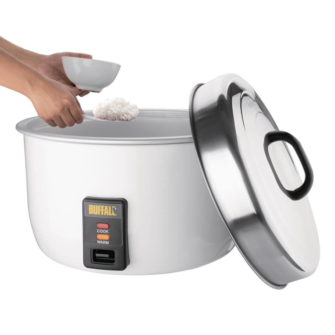 Buffalo Large Commercial Rice Cooker 23Ltr