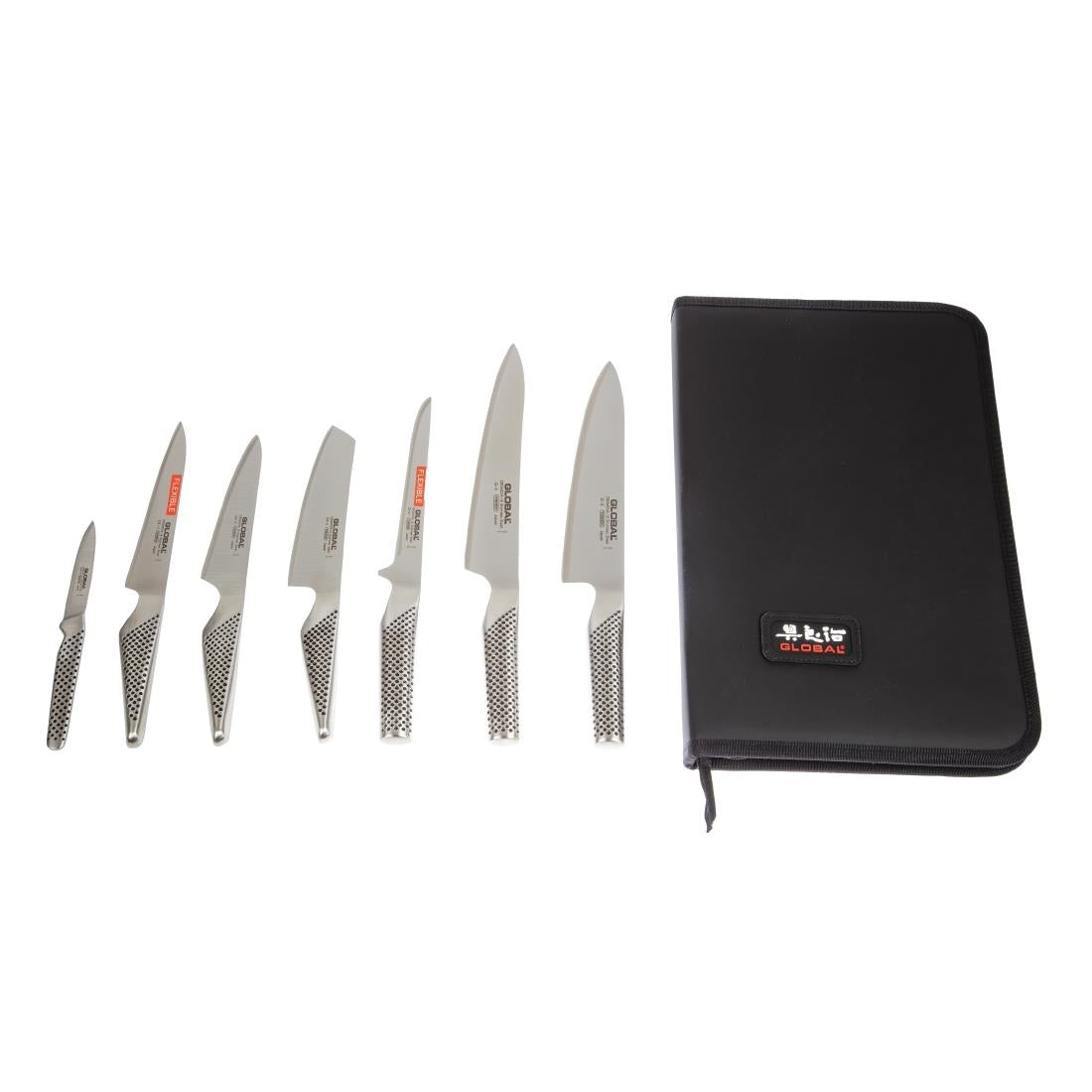 Global 7-Piece Knife Set with Case