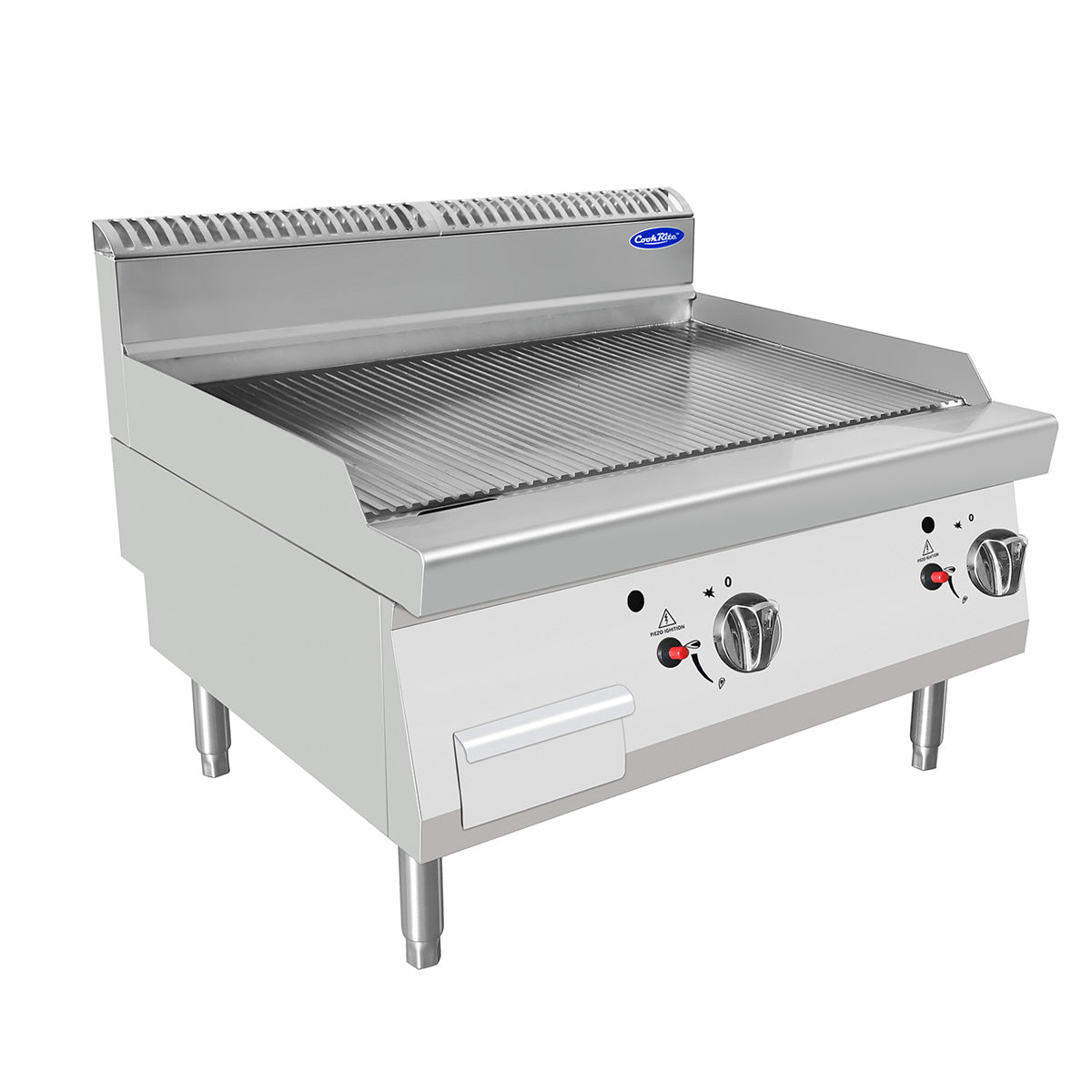 CookRite Ribbed Top Gas Griddle Double Width AT7G8G-C-B