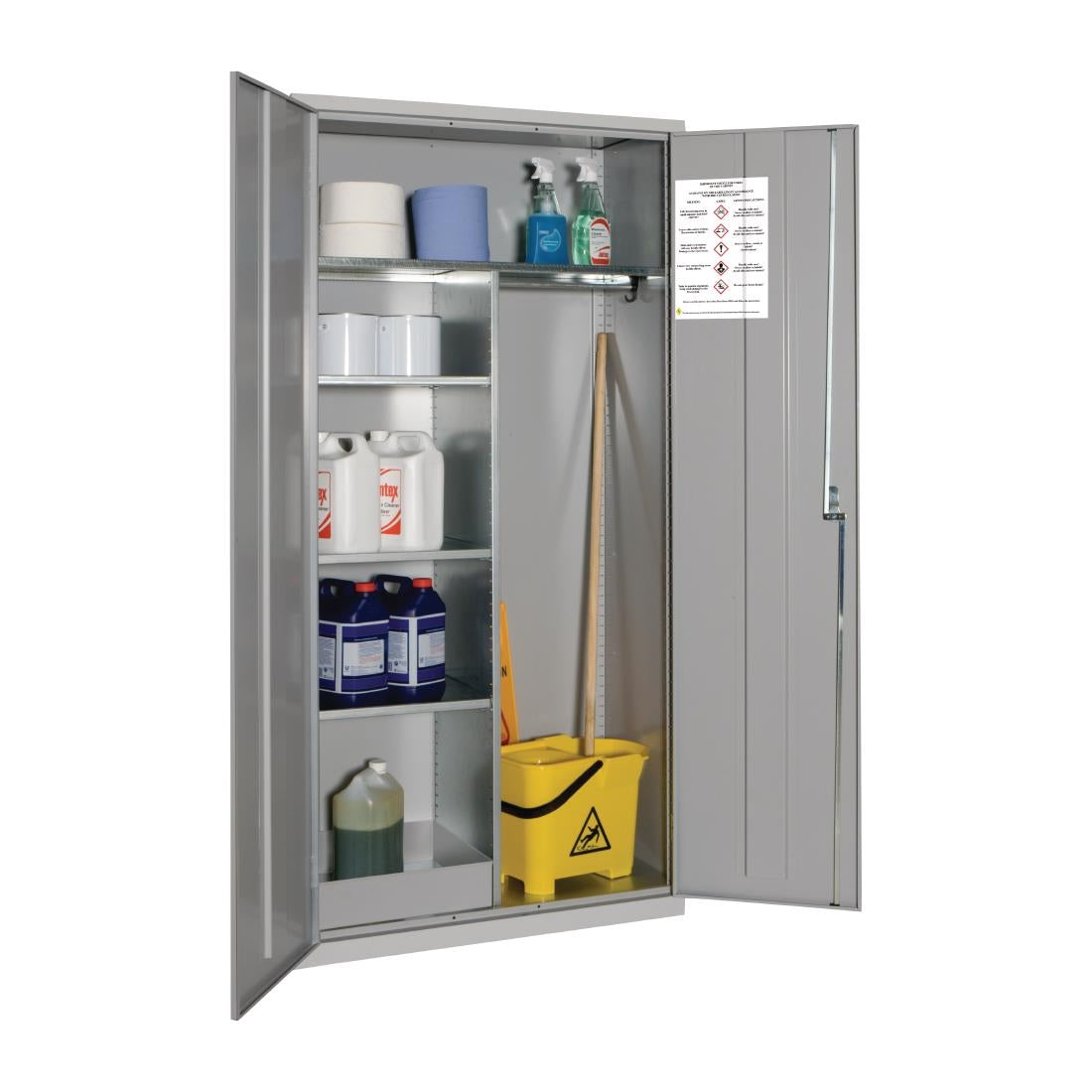 COSHH Cabinet Double Door Grey 36Ltr