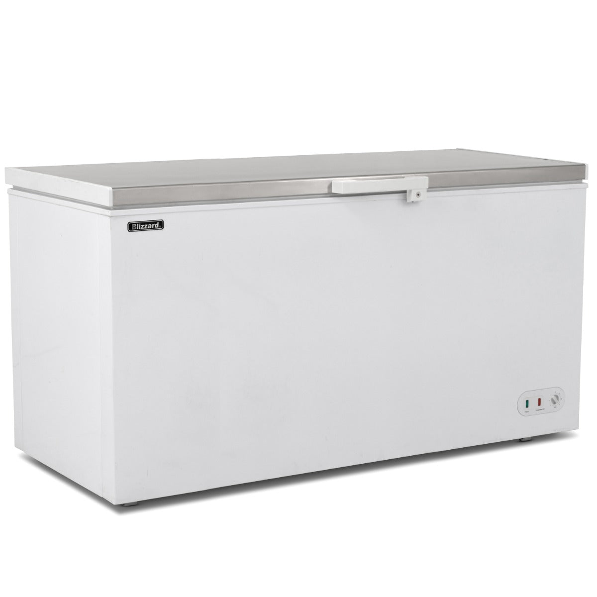 Graded 02119 650 L Stainless Steel Lid Chest Freezer