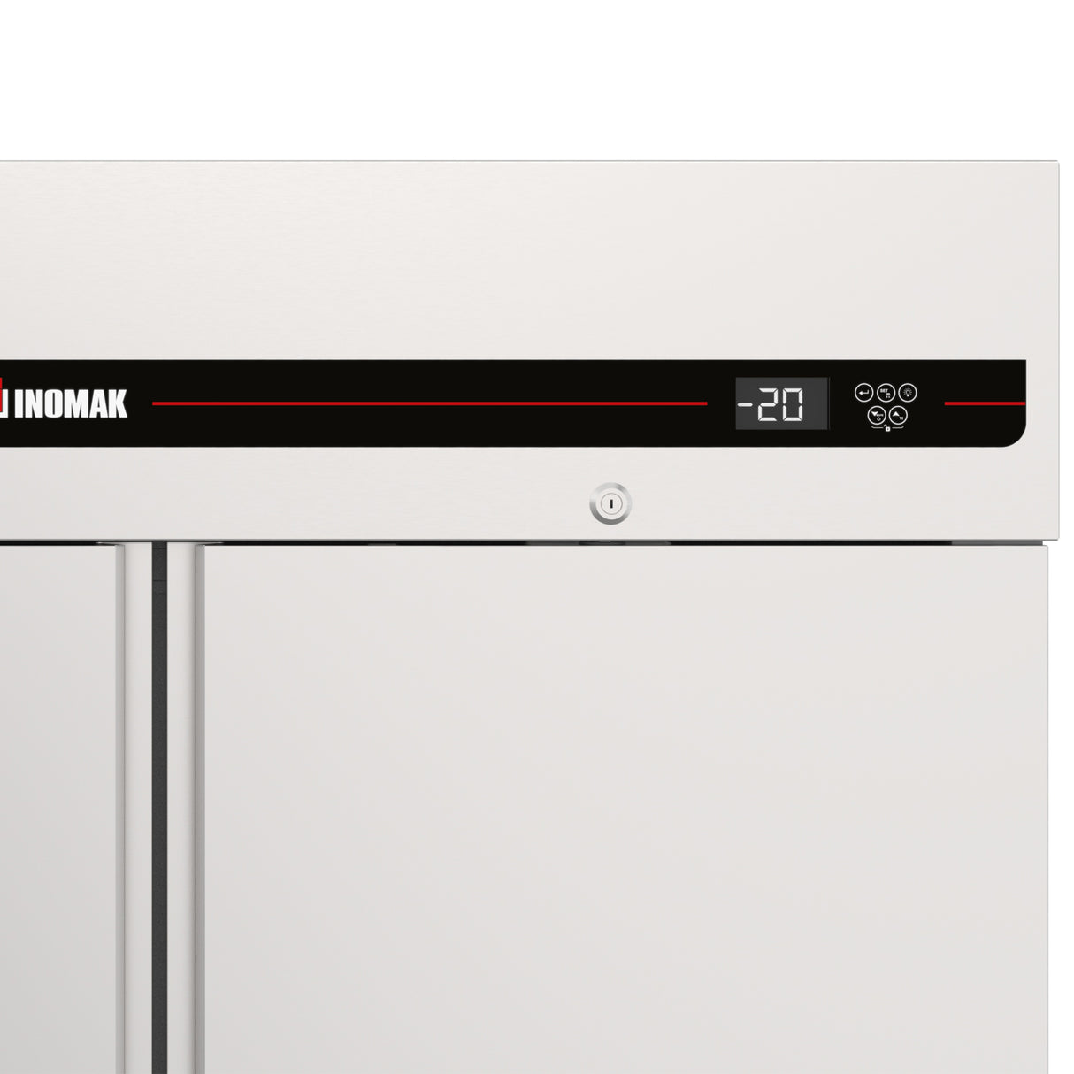 Upright Slim Double Hinged Door Freezer
