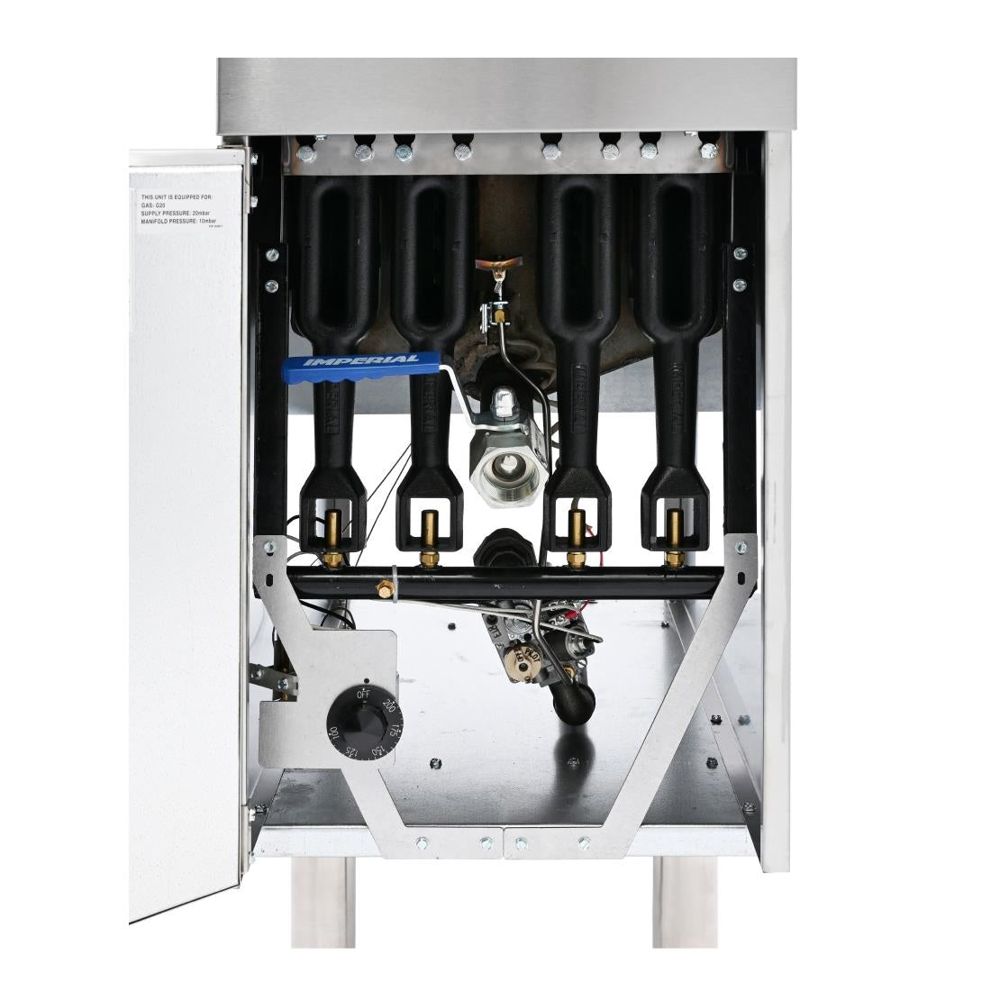 Imperial Free Standing Natural Gas Fryer IFS-50-OP