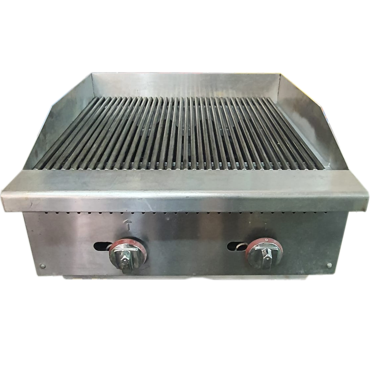 2 Burner Table Top Chargrill 61x70x38cm - Refurbished