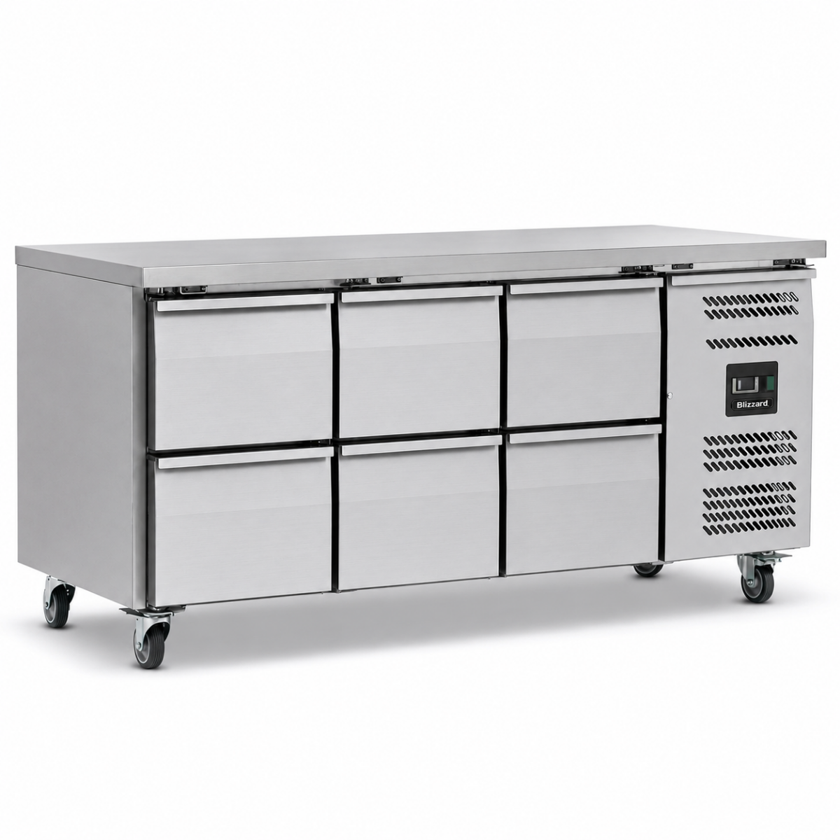Six Drawer Counter Refrigerator
