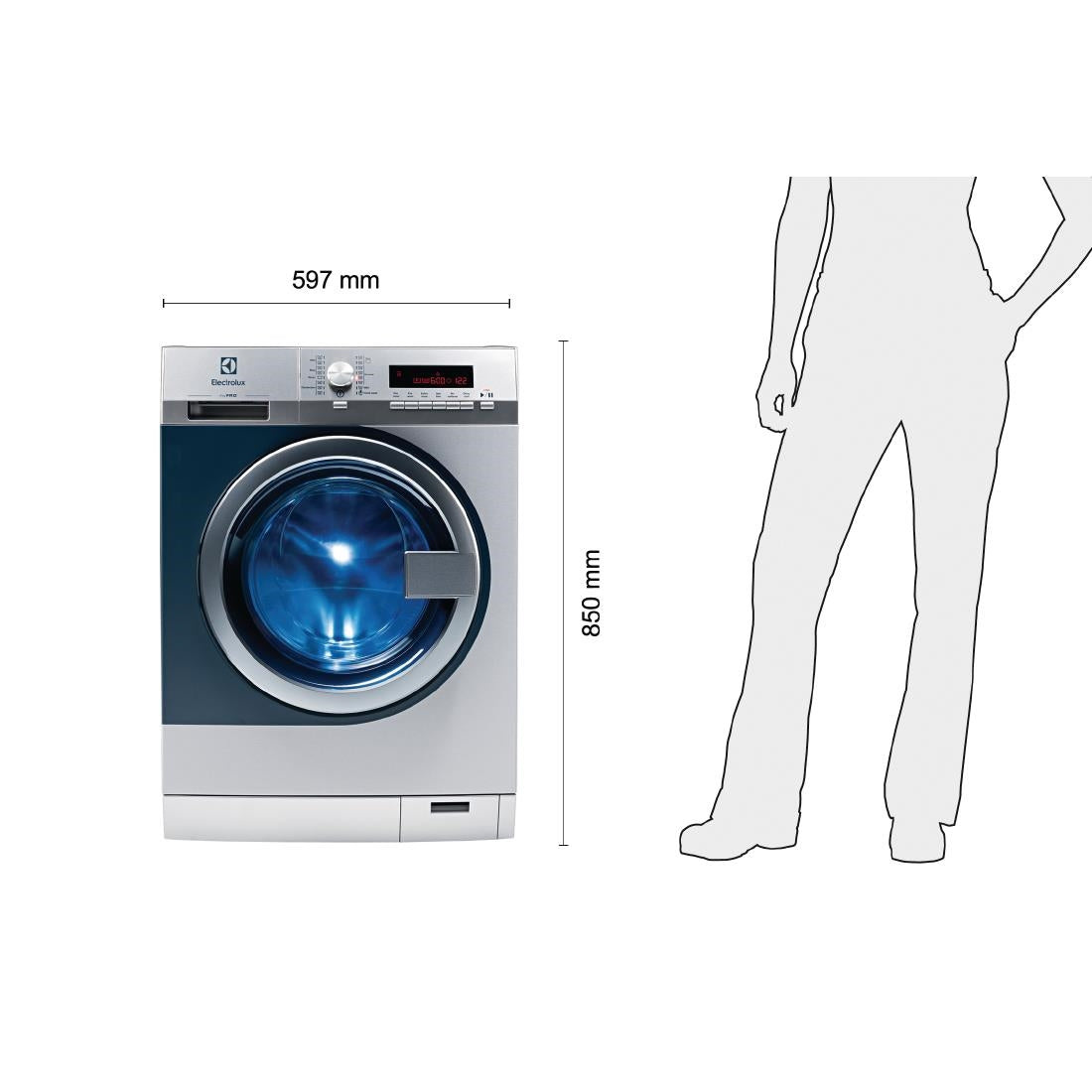 Electrolux myPRO Commercial Washing Machine WE170P With Pump