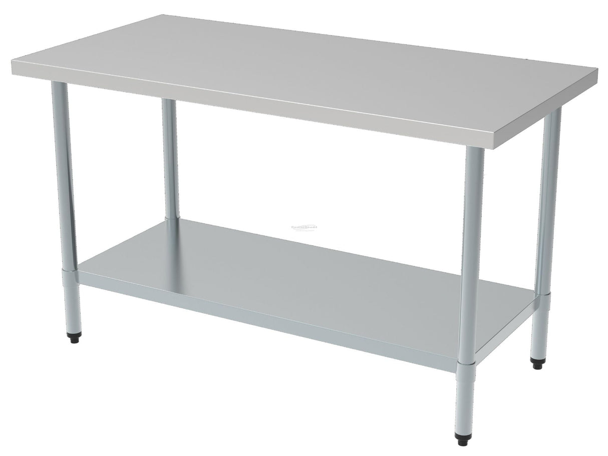Premium 1200mm Wide Combisteel 700 Stainless Steel Center Worktable - Perfect for Your Kitchen Workspace