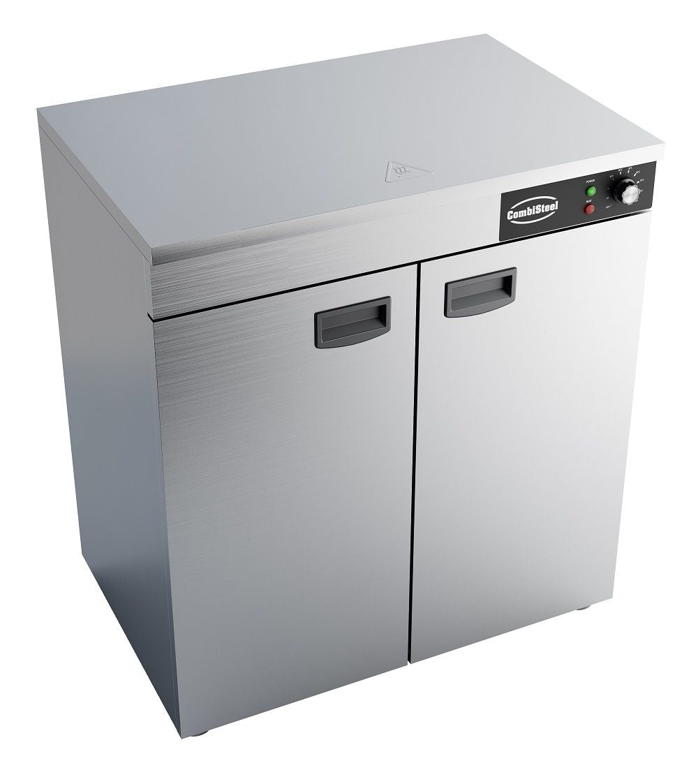 Premium Combisteel Double Door Hot Cupboard & Plate Warmer - Holds Up to 120 Plates - Model 7518.0010