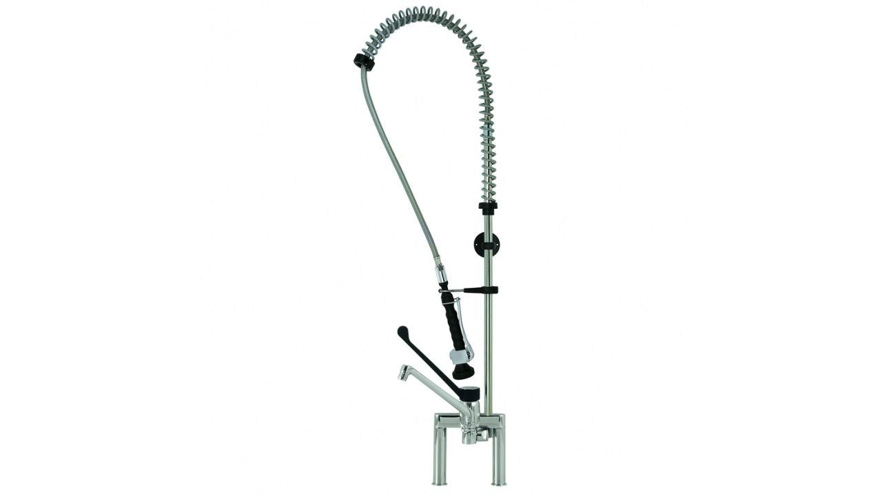 Upgrade Your Kitchen with the Combisteel Pre-Rinse Spray and Elbow Tap - Model 7212.0035