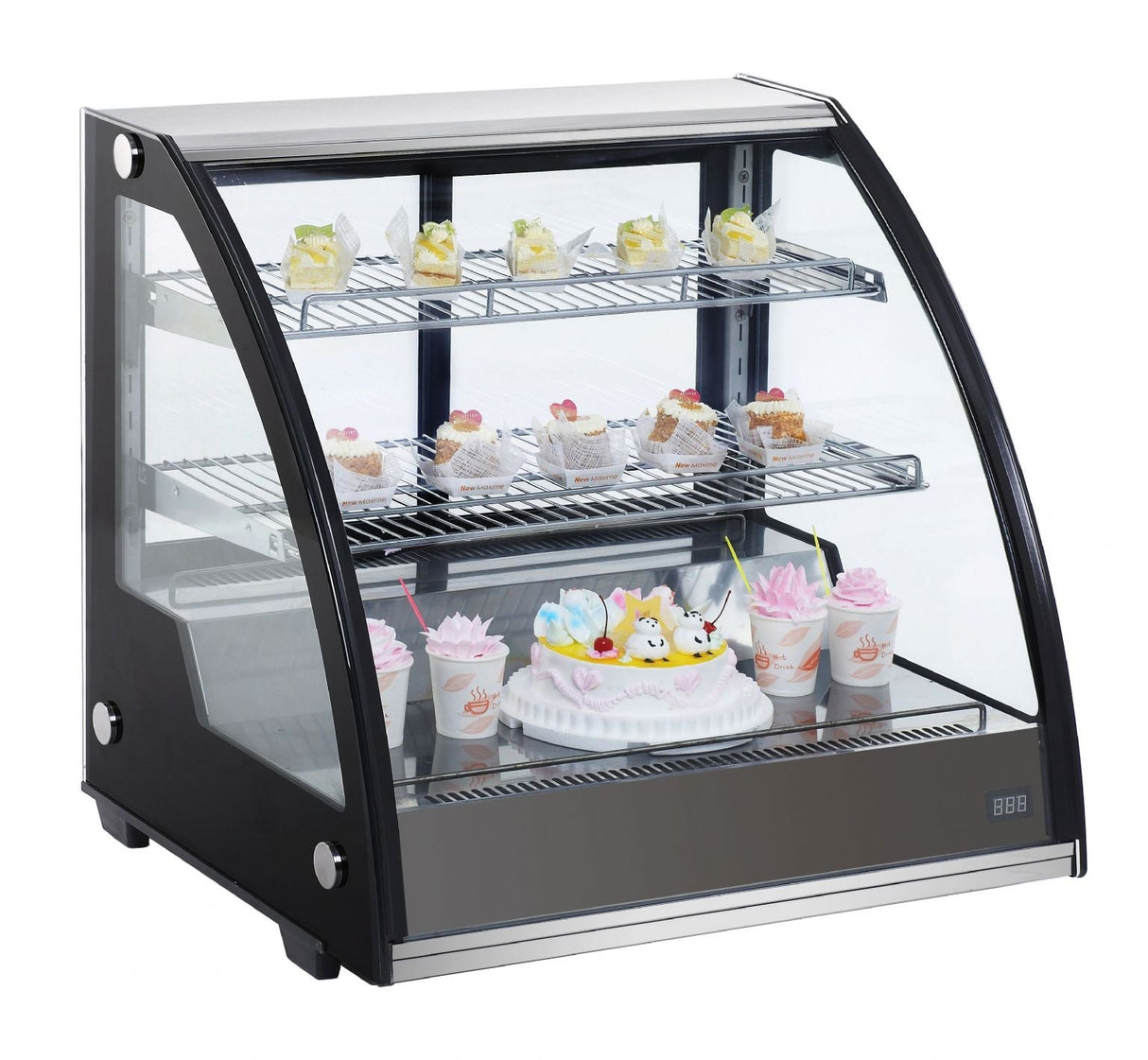 Premium 130L Combisteel Refrigerated Countertop Display - Perfect for Showcasing Cold Delights