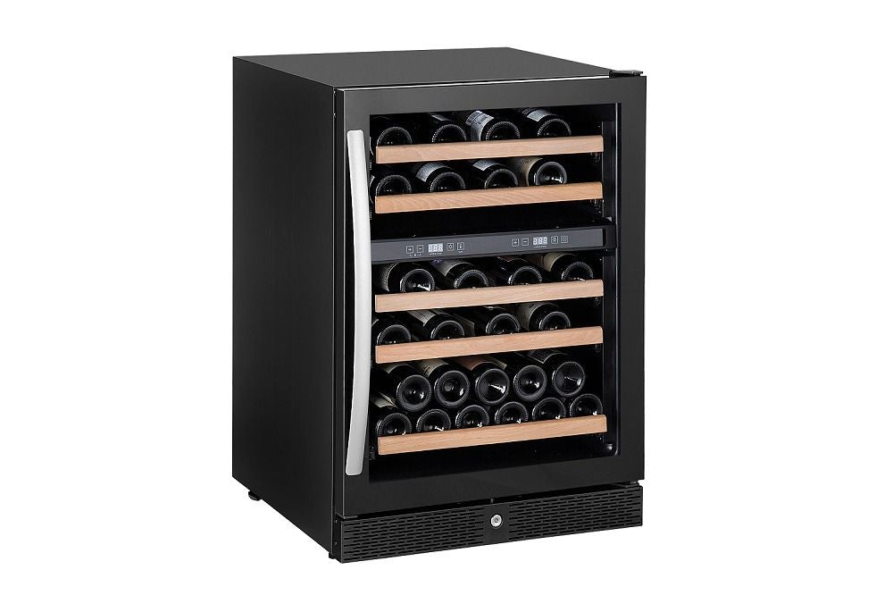 Stylish Combisteel Dual Temperature Wine Cooler with Single Door - Holds Up to 43 Bottles