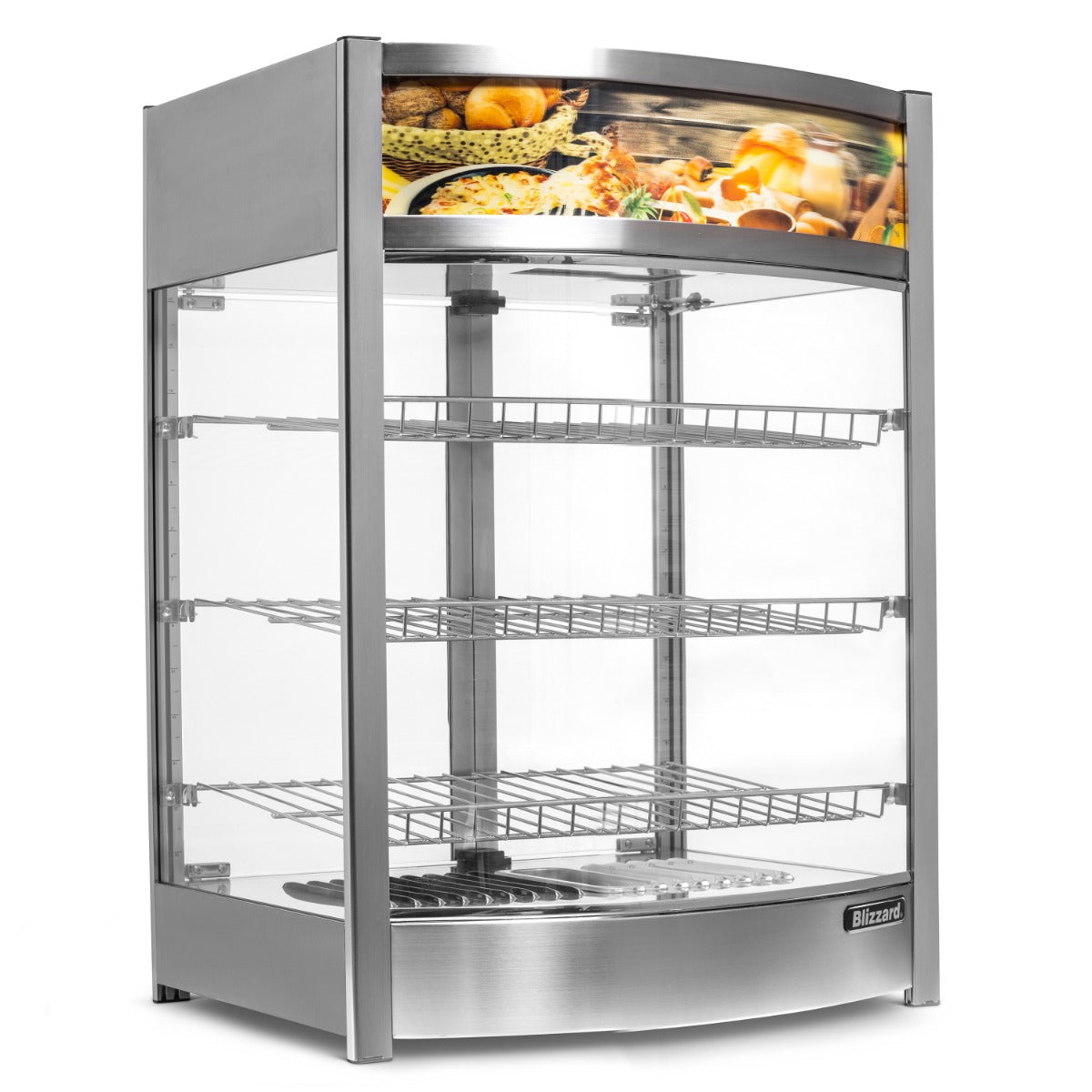 97 L Counter Top Tiered Heated Merchandiser