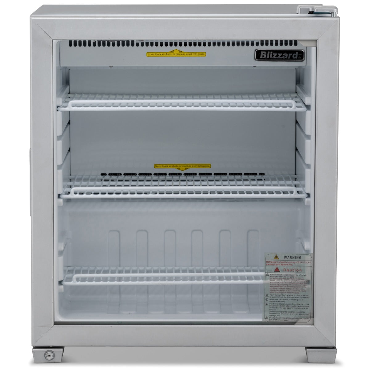 Graded 01128 Ctf99 Glass Door Counter Top Freezer