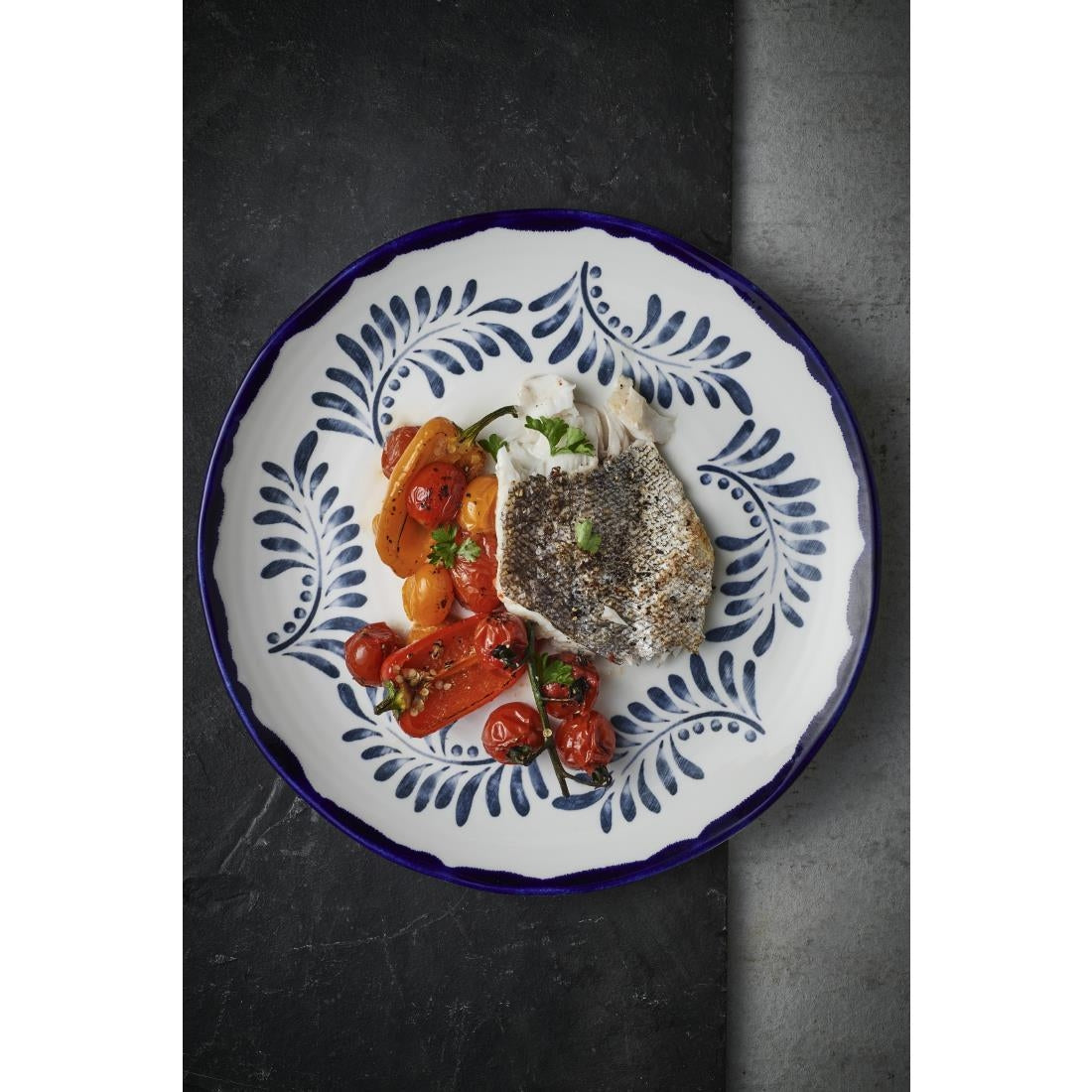 Dudson Harvest Mediterranean Organic Coupe Plates 11.4 inch (12 Pack)