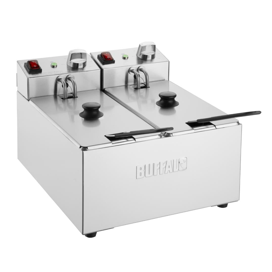 Buffalo Countertop Electric Fryer 2x3Ltr