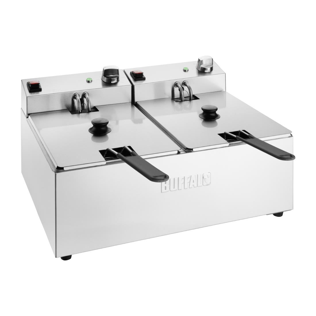 Buffalo Countertop Electric Fryer 2x5Ltr