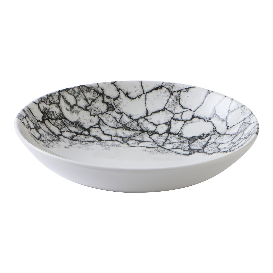 Churchill Kintsugi Accents Evolve Coupe Bowls Quartz Black 248mm (12 Pack)