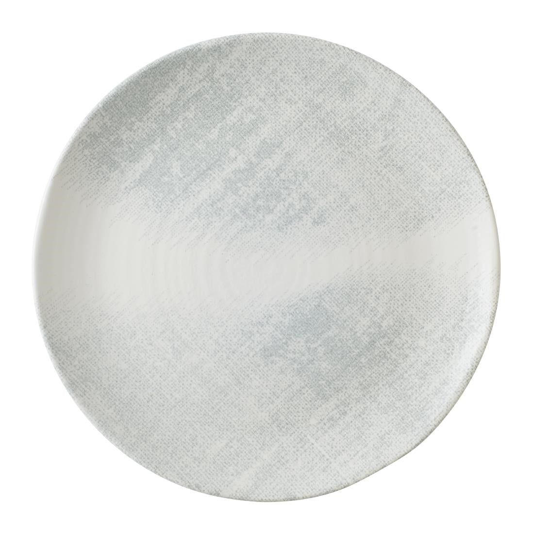 Dudson Makers Collection Jute Grey Organic Coupe Plates 290mm (12 Pack)