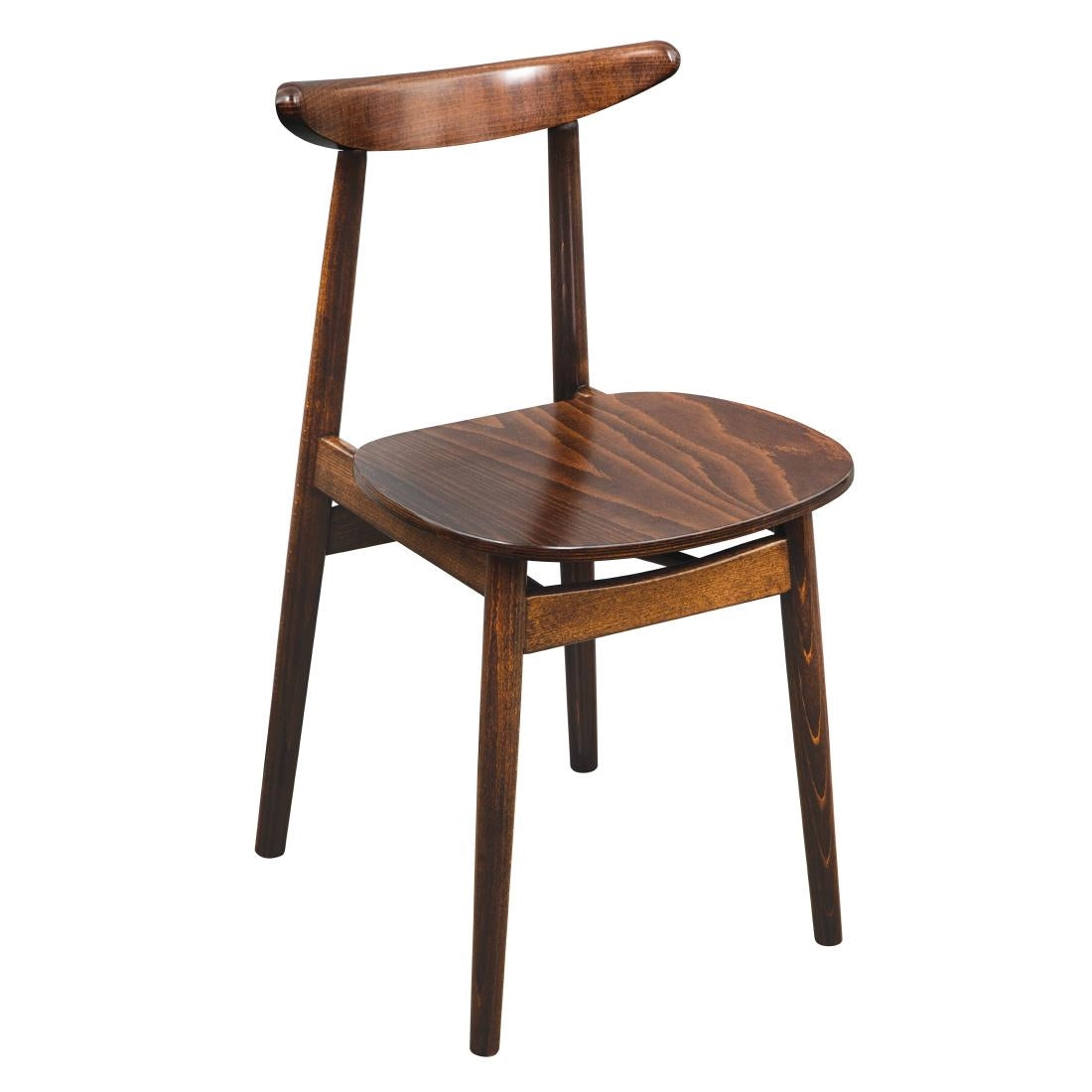 Fameg Cowhorn Side Chair Walnut (2 Pack)