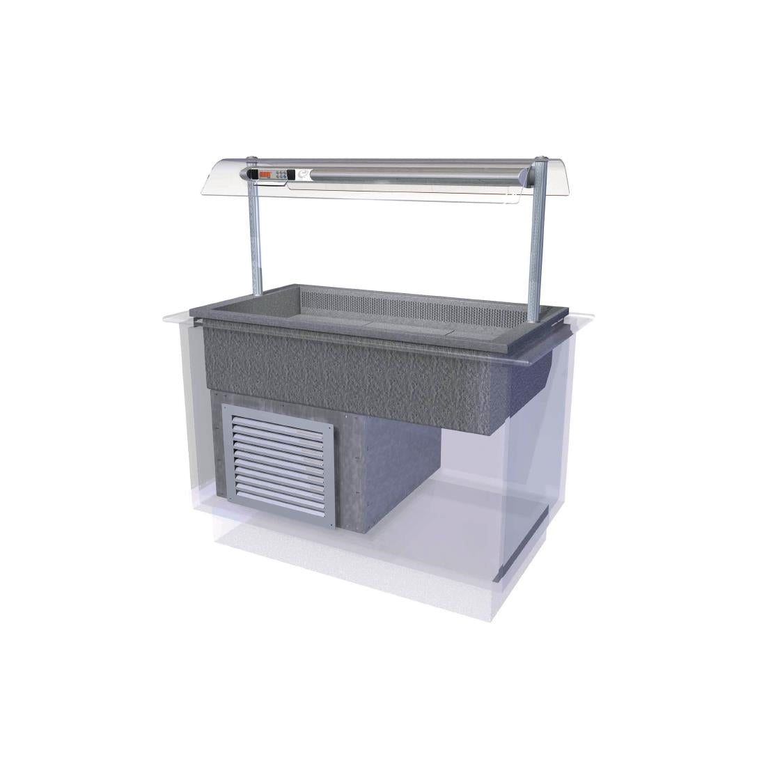 CED Designline Drop In Cold Island Well Self Service 1525mm
