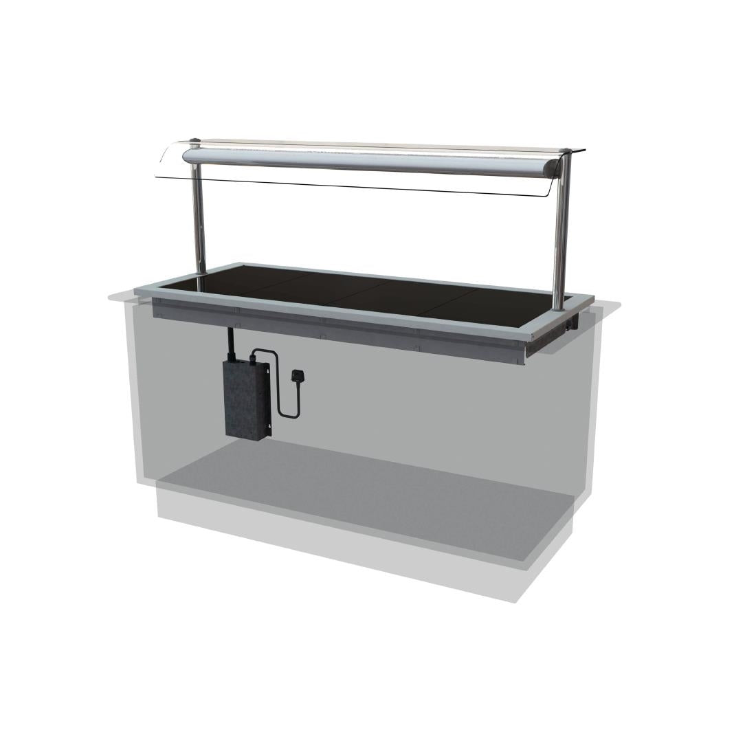 CED Designline Drop In Ceran Glass Hotplate HP4