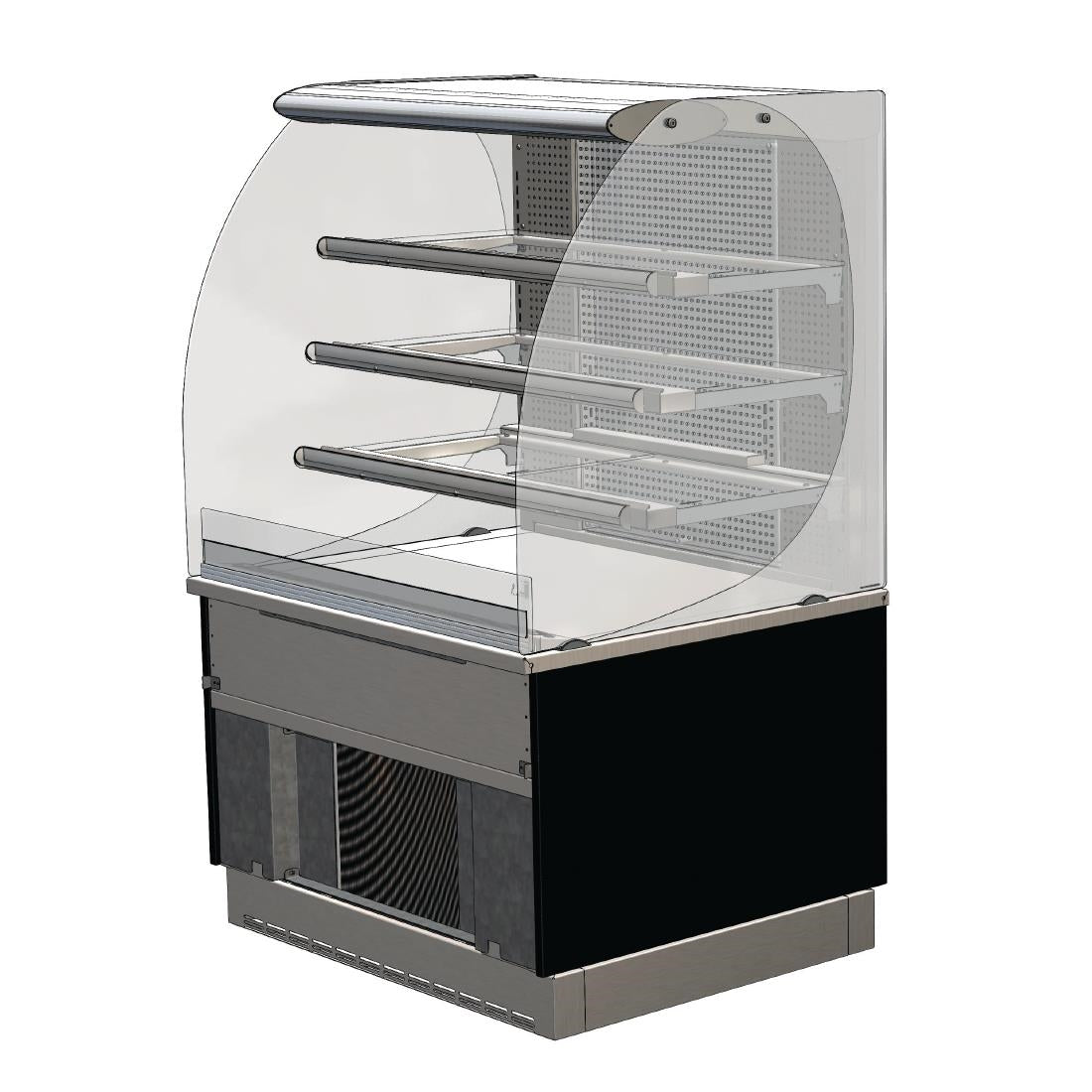 CED Designline Drop In Slimline Multideck with Rear Door 900mm