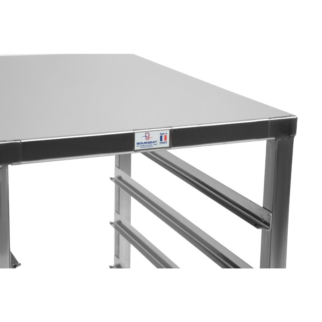 Matfer Bourgeat 1/1GN 7-Shelf Racking Trolley with Worktop