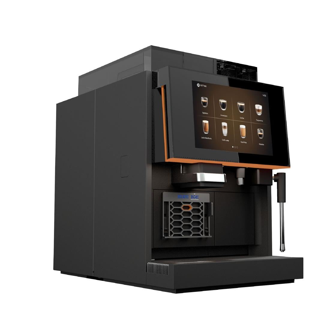 Blue Ice Azzurri Premium Pro Fully Automatic Bean to Cup Coffee Machine