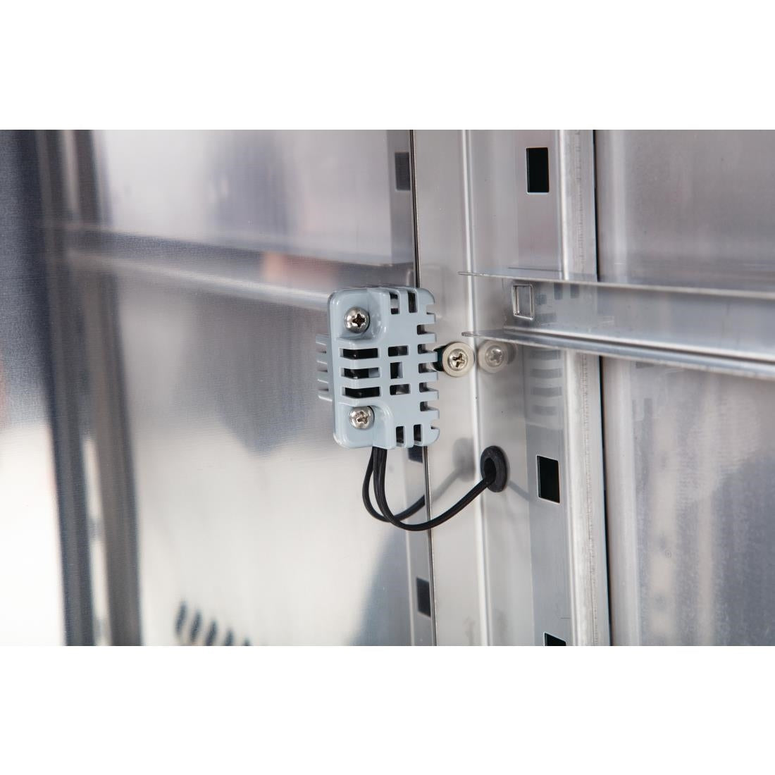 Polar U-Series Double Door Chef Base Counter Fridge