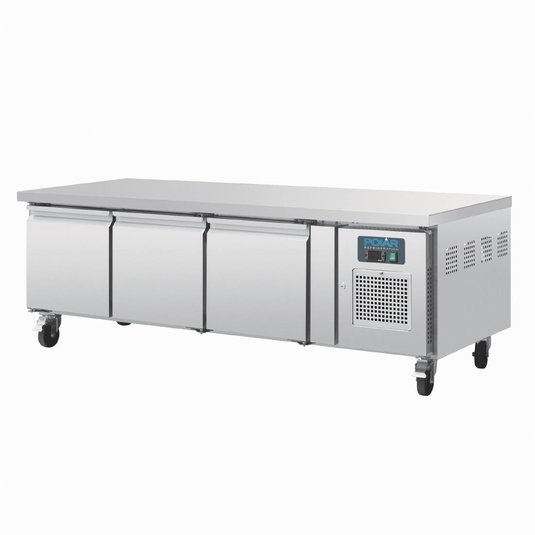 Polar U-Series Triple Door Chef Base Counter Fridge