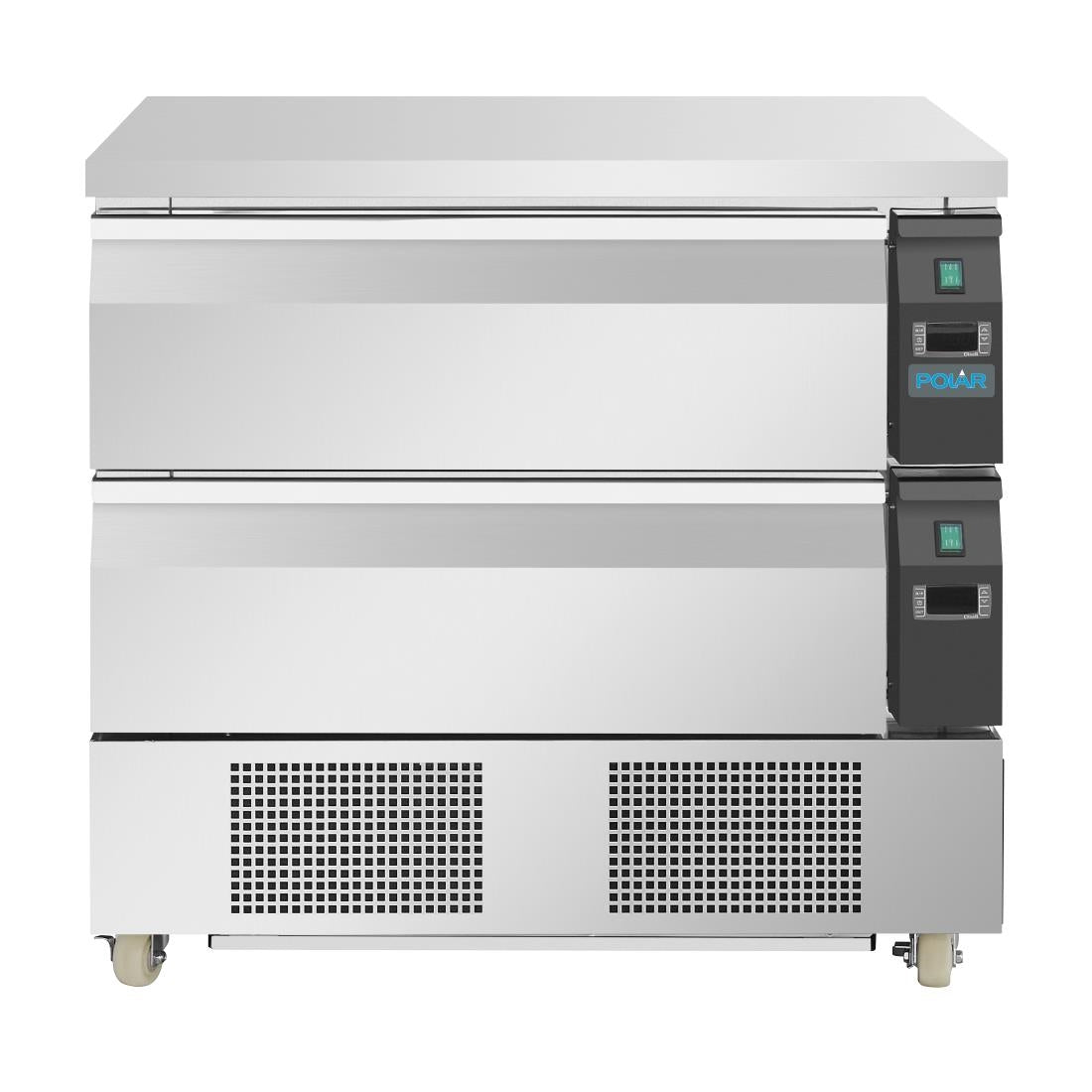 Polar U-Series Double Drawer Dual Temperature Counter Fridge Freezer 4xGN