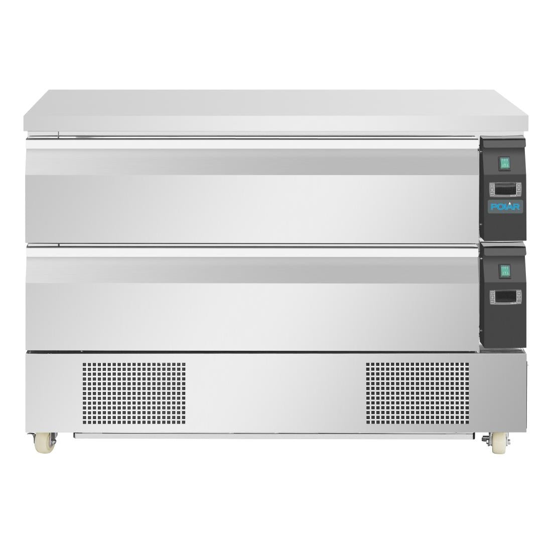 Polar U-Series Double Drawer Dual Temperature Counter Fridge Freezer 6xGN