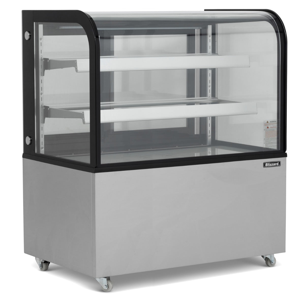 1.2m Curved Glass Low Height Merchandiser
