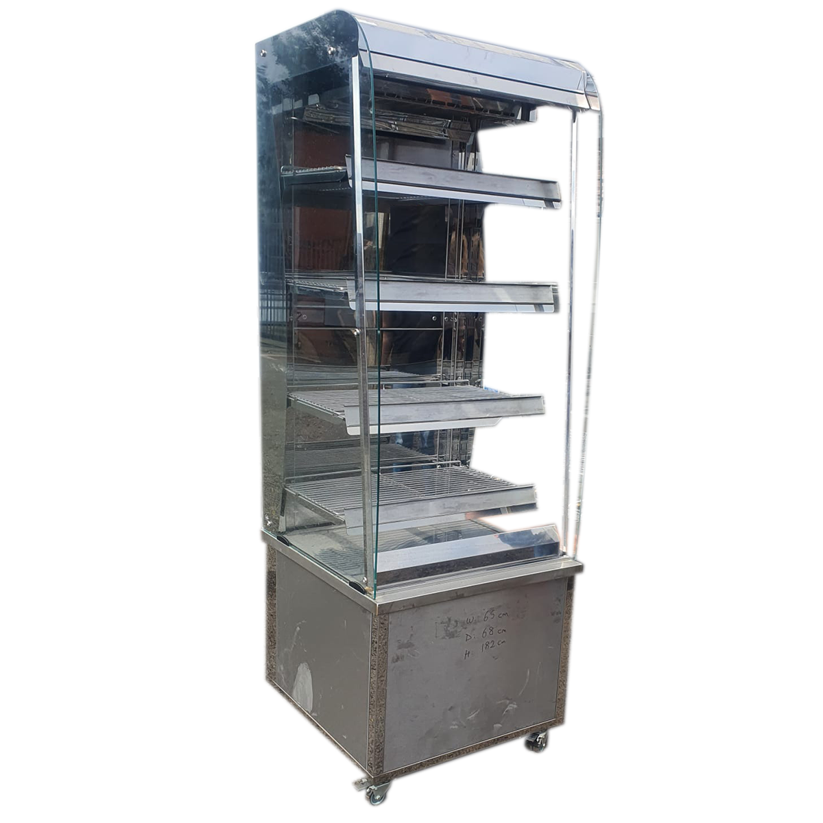 Food Display Multideck with front basket 65x68x182cm - B Grade