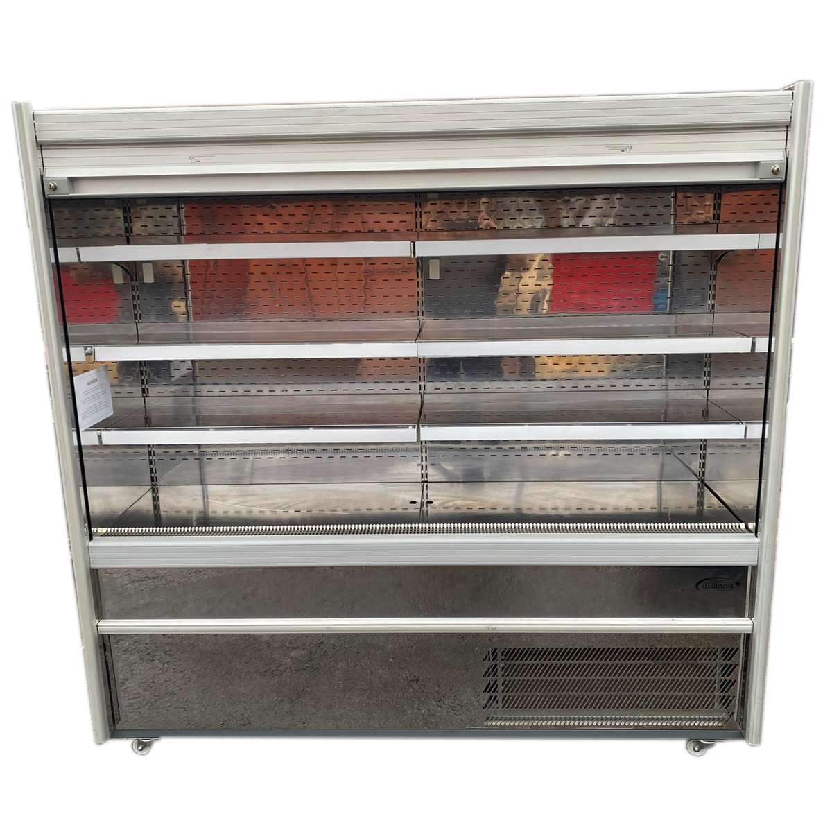 Williams Gem 1856mm Slimline Multideck Stainless Steel with Security Shutter R180-SCS - Refurbished