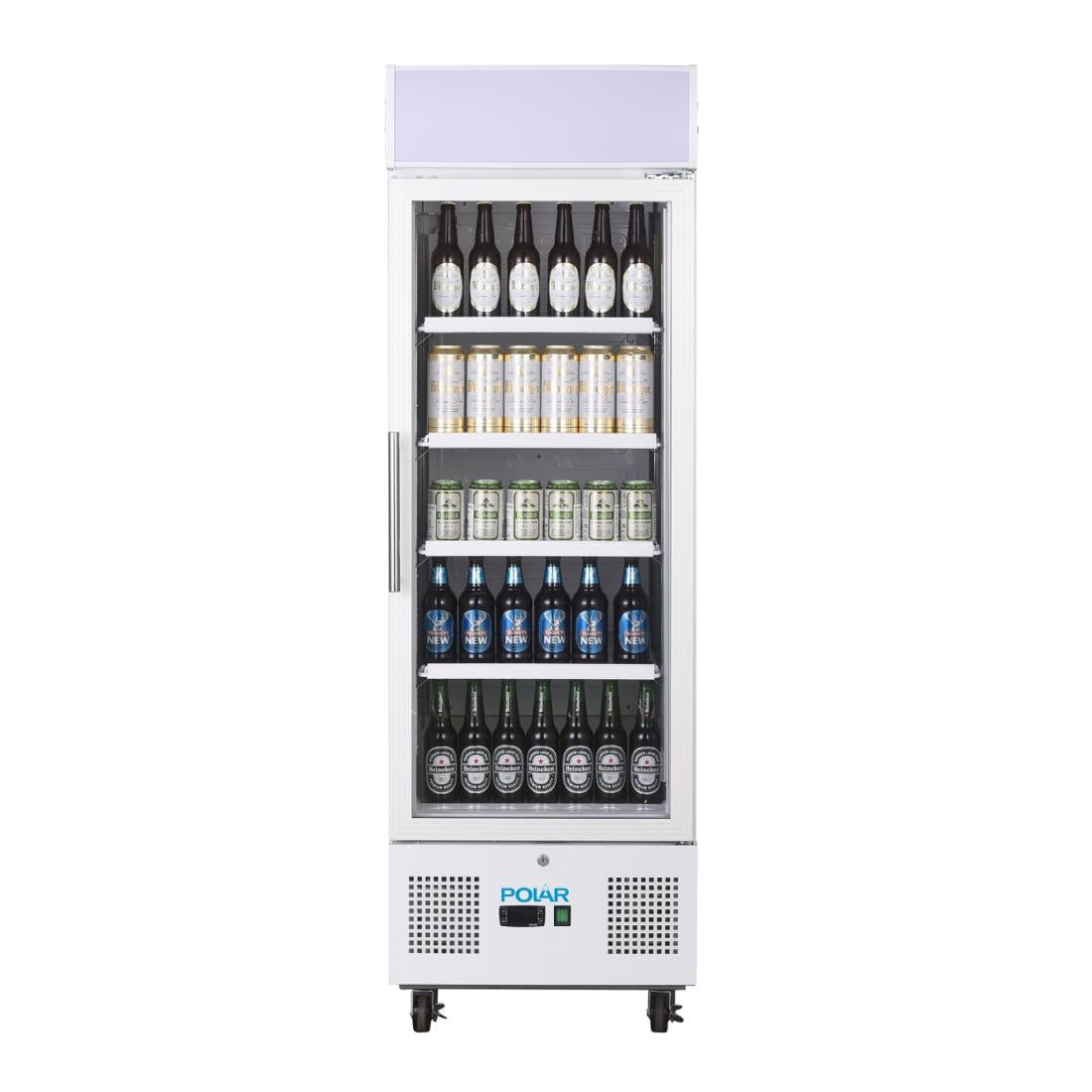 Polar G-Series Upright Display Fridge 218Ltr