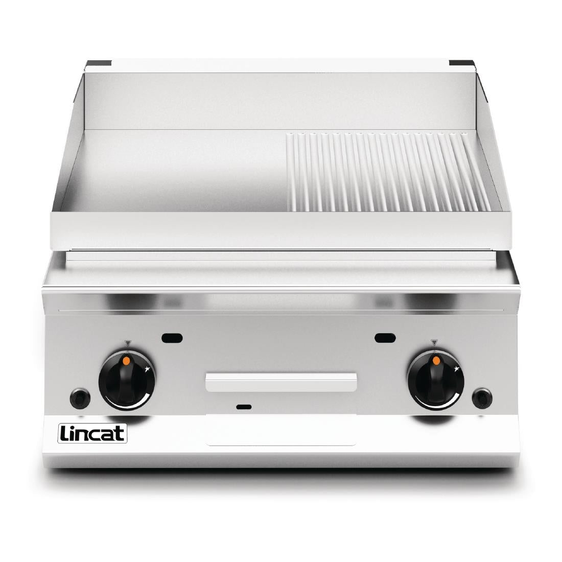 Lincat Opus 800 Half Ribbed Propane Gas Griddle OG8201/R/P